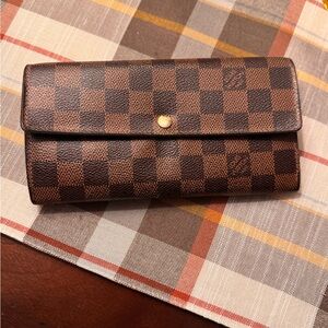 Louis Vuitton Sarah Wallet Damier Ebene